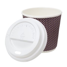 Lid for Paper Cup Hole White Ø6,2cm (50 Units)