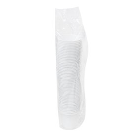 Reusable Plastic Shot PP White 80 ml (4.800 Units)