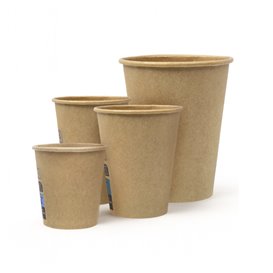 Paper Cup Kraft-Kraft 4Oz/120ml Ø6,2cm (1.000 Units)