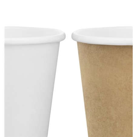 Double-wall paper cups in various colours