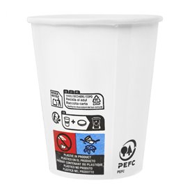 Paper Cup White 6Oz/180ml Ø7,0cm (3.000 Units)