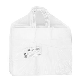Paper White Bag with Twisted Handles 80 g/m² 32+16x26cm (25 Units)