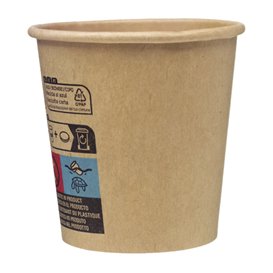 Paper Cup Kraft-Kraft 4Oz/120ml Ø6,2cm (1.000 Units)