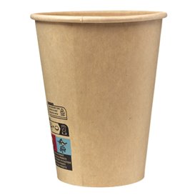Paper Cup Kraft-Kraft 12Oz/360ml Ø9,0cm (1.000 Units)