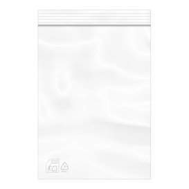 Plastic Zip Bag Seal Top 16x22cm G-200 (100 Units)  