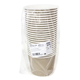 Paper Bucket Kraft with Lid 1750ml (25 Units)