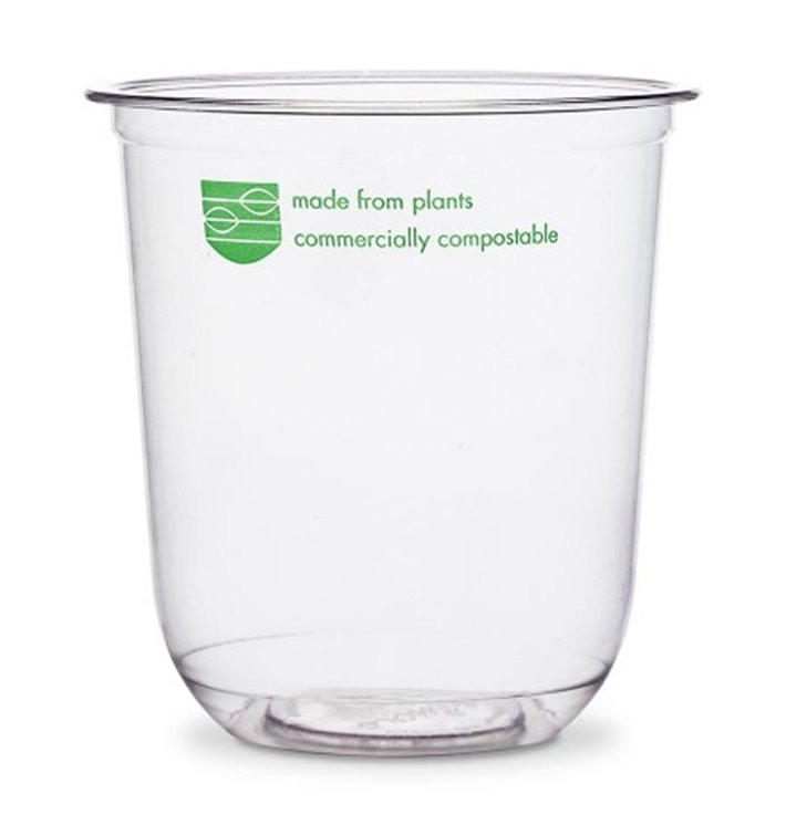 Clear Compostable PLA Tub 360 ml (50 Units)