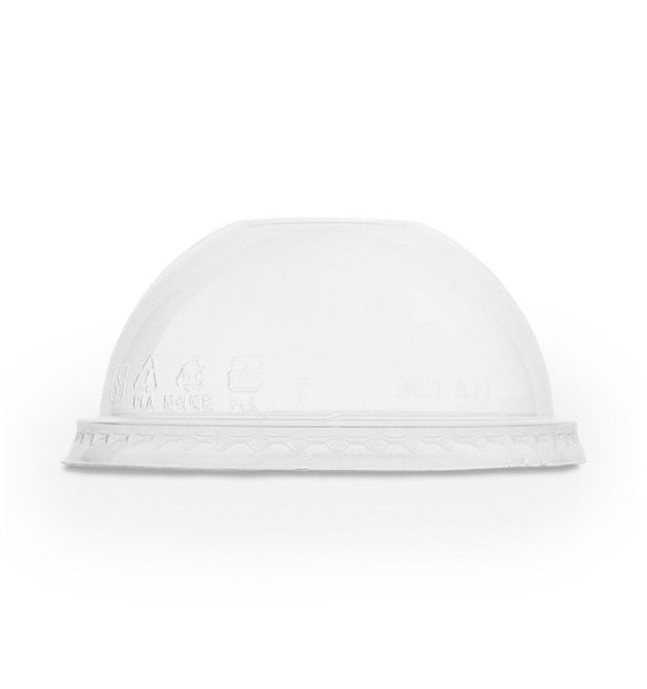 Dome Lid for terrine Compostable PLA Clear Ø9,6 cm (1000 Units)