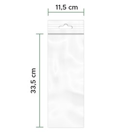 Plastic Bag Autoseal Euroslot 11,5x33,5cm G200 (1.000 Units)
