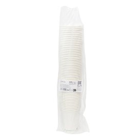 White "Go Green" Paper Cup 9Oz/280ml  (1.000 Units)