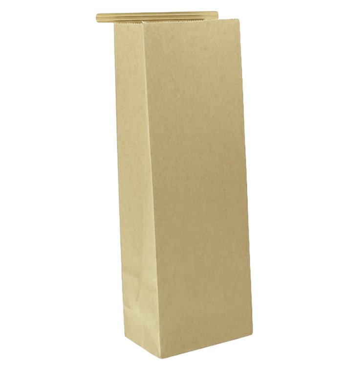 SOS Kraft Bag with Closure 9+6x26cm (50 Uds)