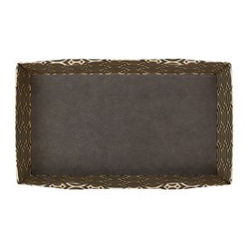 ''Waves'' Cardboard Sushi Tray 12x6,2cm (600 Units)