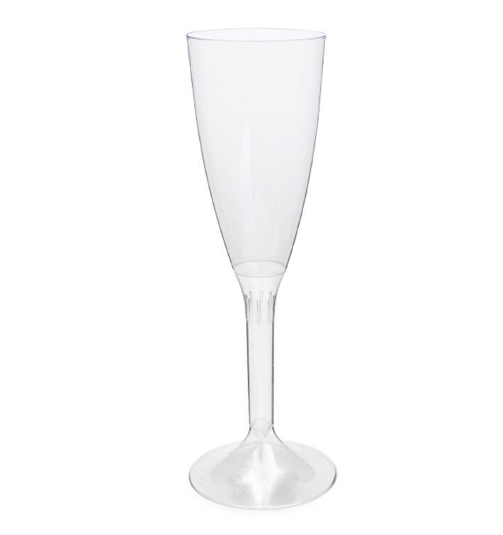 Reusable PS Champagne Flute Clear Foot 120ml 2-P (200 Units)