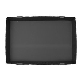 Black Cardboard Container Sushi 18,5x12,5cm (400 Units)