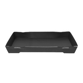 Black Cardboard Container Sushi 21,5x13,5cm (400 Units)