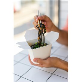 Paper Take-Out Container White 26Oz/780ml (50 Units)