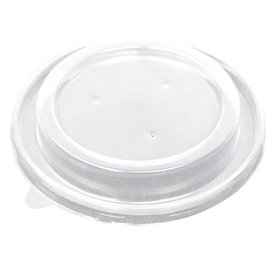 Paper Soup Bowl with Lid Kraft PP 750ml Ø15cm (300 Units)