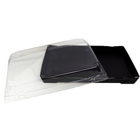 Lid for rPET Sushi Container 23,5x16cm (50 Units)