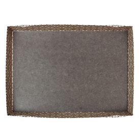 ''Waves'' Cardboard Sushi Container 26x19cm (200 Units)