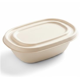 Sugarcane Lid for Bowl 19x15cm (50 Units)