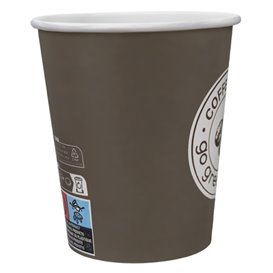 Cardboard Cup ''Coffee Time'' 8Oz/240ml Ø8,0cm (50 Units)
