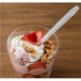 Reusable Spoon in PS Transparent 18cm (480 Units)