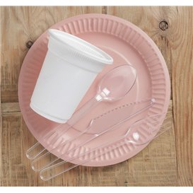 Reusable Spoon in PS Transparent 18cm (20 Units)