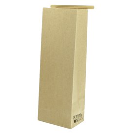 SOS Kraft Bag with Closure 9+6x26cm (1000 Uds)