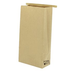 SOS Kraft Bag with Closure 12+6x23,5cm (1000 Uds)