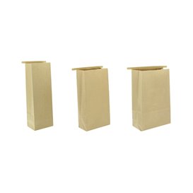 SOS Kraft Bag with Closure 15+7x23cm (50 Uds)