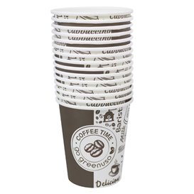 Cardboard Cup ''Coffee Time'' 8Oz/240ml Ø8,0cm (50 Units)