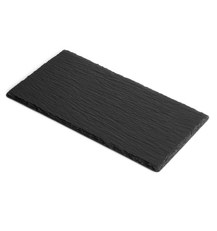 Plastic Tasting Platter Synthetic Slate PS 30x15,8cm (100 Units)