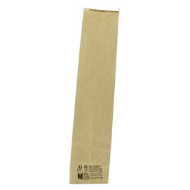 SOS Kraft Bag with Closure 9+6x26cm (1000 Uds)