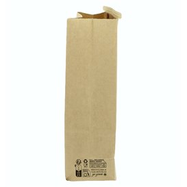 SOS Kraft Bag with Closure 15+7x23cm (1000 Uds)
