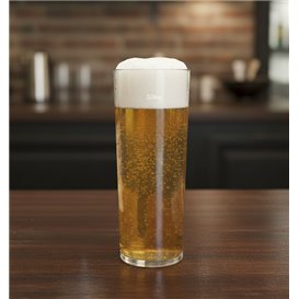 Reusable Durable Glass Tritán ''Tumbler'' Clear 250ml (12 Units)