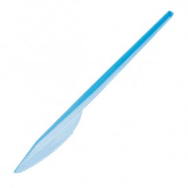 Plastic Knife PS Blue 16,5 cm (15 Units) 