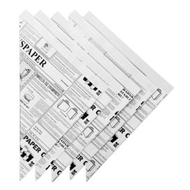 Paper Food Cone Grease-Proof "Times" 29,5cm 250g (1600 Units)