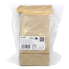 SOS Kraft Bag with Closure 12+6x23,5cm (1000 Uds)