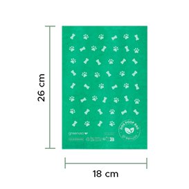 Roll of Bags for Dog Waste 100% Biodegradable 18x26cm (5000 Units)
