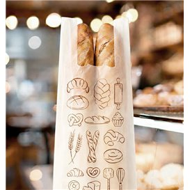 Bread T-shirt Bag Home Compost “Bakery” 30x60cm 14µm (2.000 Units)