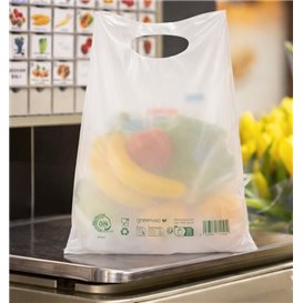 Die-Cut Handle Plastic Bags Home Compost “Classic” 20x33cm 17µm (3000 Units)