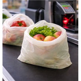 Roll of Plastic Bags Home Compost “Classic” 25x37cm 12µm (3.000 Units)