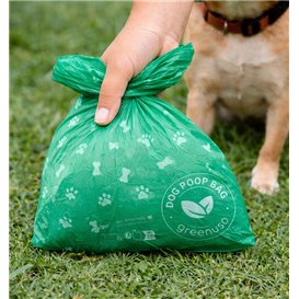 Bag for Dog Waste 100% Biodegradable 20x33cm (3.000 Units)