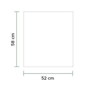Roll of "Classic" 100% Bio-Compostable Bags 52x28cm 22µ (600 Units)