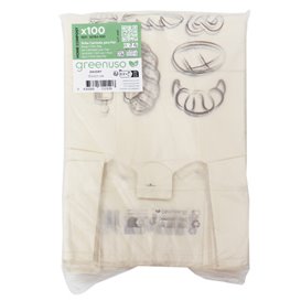 Bread T-shirt Bag Home Compost “Bakery” 30x60cm 14µm (2.000 Units)
