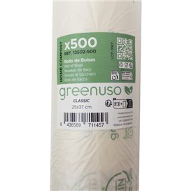 Roll of Plastic Bags Home Compost “Classic” 25x37cm 12µm (500 Units)
