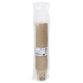 Paper Cup Kraft-Kraft 4Oz/120ml Ø6,2cm (1.000 Units)