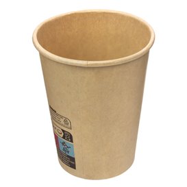 Paper Cup Kraft-Kraft 9Oz/280ml  (1.000 Units)