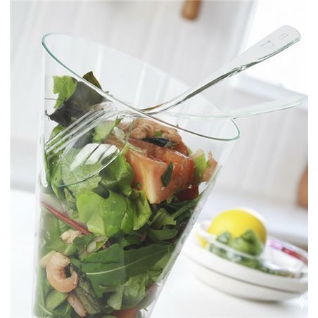 Reusable Transparent PS Mini Fork 2