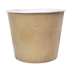 Paper Bucket Kraft 130Oz/3990ml (100 Units)